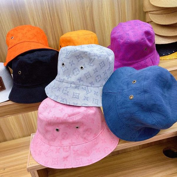 

denim double-sided little fisherman designer scarf bucket hat hats baseball cap cap women luxury designer scarves silk designer head scarf, Black