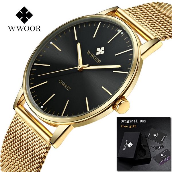 

2019 wwoor sports mens watches waterproof sport watch men ultra thin dial quartz watch casual relogio masculino, Slivery;brown