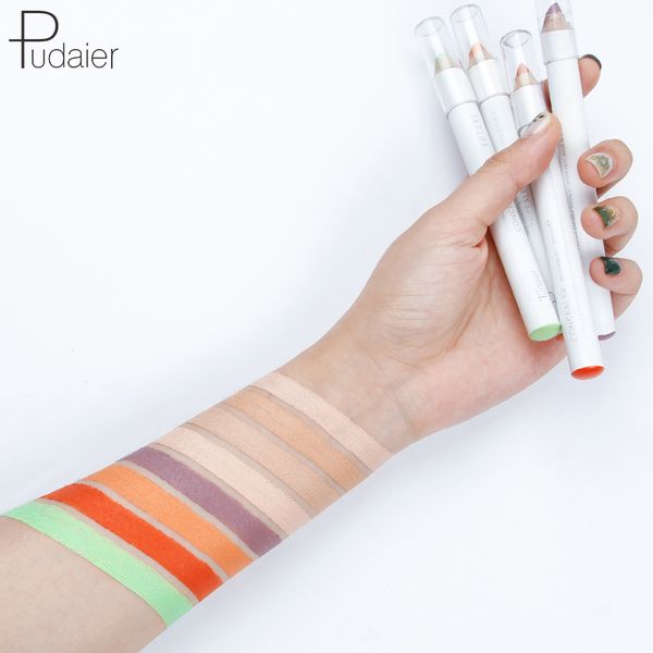 

pudaier 8 color correcting concealer stick face lip foundation makeup full cover concealer pen long lasting dark eye circle hide