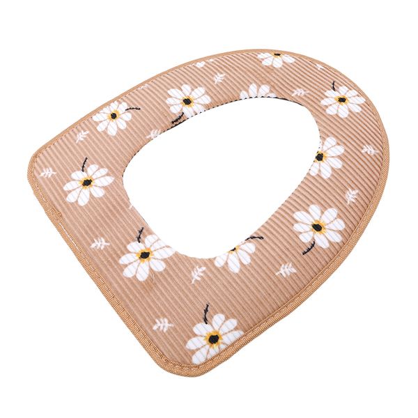 

thicken warmer zipper washable toilet cover new fashion toilet seat cover comfortable soft toilet seats pad bathroom accessories