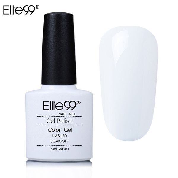 

elite99 7.3ml soak off nail polish long lasting pure color gel nail polish cured with uv led lamp semi permanent lacquer