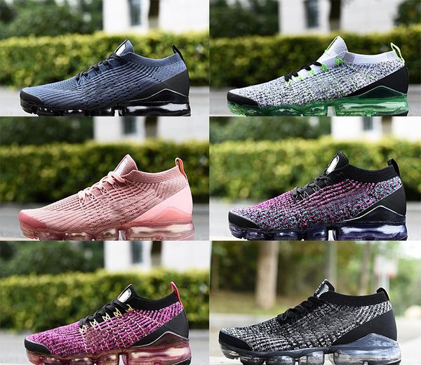 

comfortable cool 3.0 jiont model with 2019 maxes vapors3.0 off-all white tn2019 running shoes men and women sport justshoes sneaker, Black