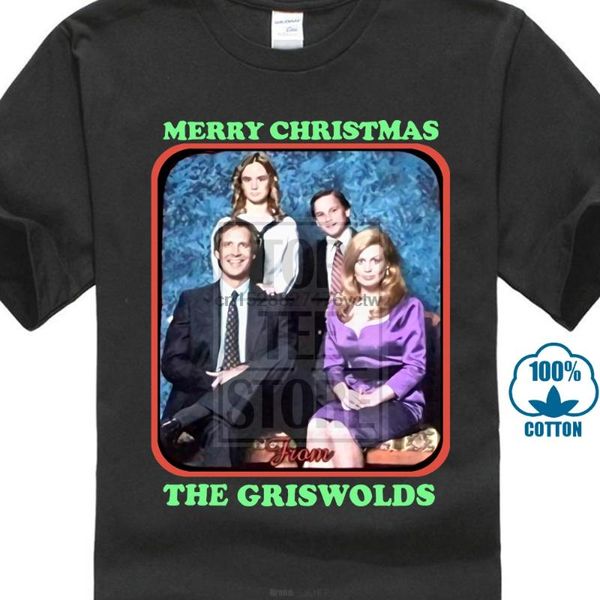 

christmas vacation the griswolds t shirt, White;black