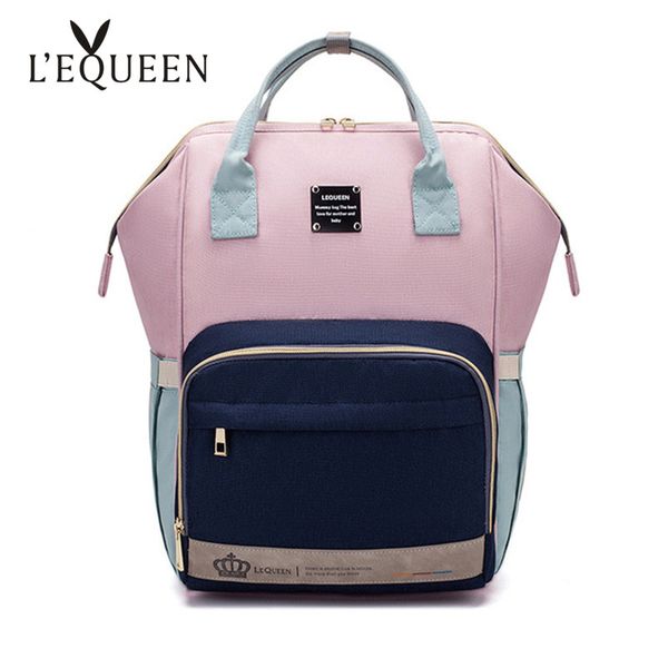 

diaper bags lequeen bag large capacity nappy baby care mummy maternity waterproof antifouling backpack