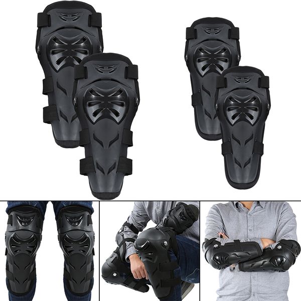 

great 4pcs kit elbow knee body protect prevent for motorcycle cycling bike