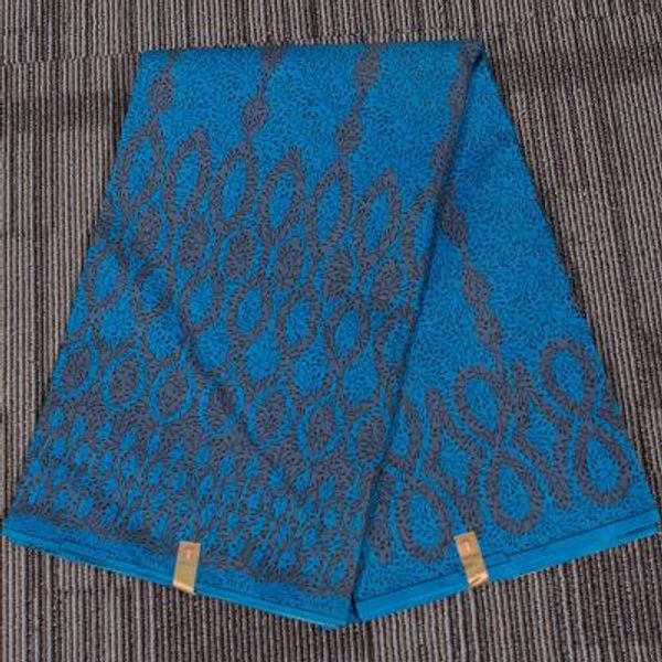 nuovo tessuto africano con stampe di cera in poliestere Ankara Bule Binta cera reale tessuto africano di alta qualità per abito da festa
