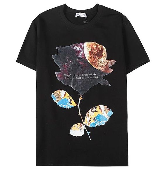 

мужская мода 20ss street женщины тенниска лета марка рубашки дизайнер футболка luxury deer перемычки повседневный мужчины женщины unisex 202, White;black