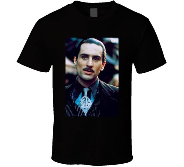

vito corleone robert de niro godfather 2 classis movie fan men t shirt 100 % cotton, White;black