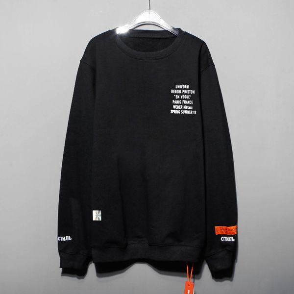 

Mens Designer Hoodie Euramerican Crane Hip-hop Popular Fashion Logo Printing HERON PRESTON Hoodies Casual Sports Brand Men Clothes Hot Sale