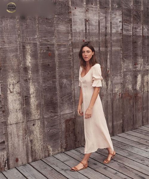 

2019 передние кнопки краткости платья flare рукавом женские платья мода vintage галстуки талии цветочные печати midi vestidos casual, Black;gray