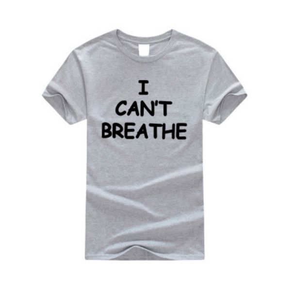 

mens fashion t-shirts i cant breathe casual tees men women 2020 summer tshirts casual t shirts 14 styles high end unisex, White;black