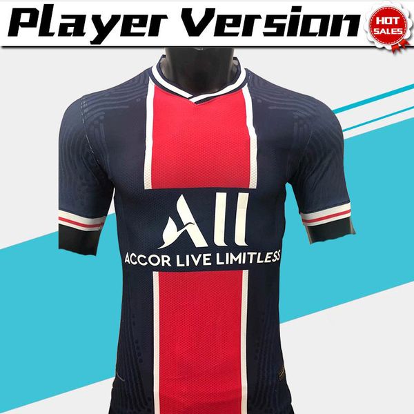 

20-21 игрок версия париж дома mbappe icardi футбол трикотажные 2020 мужчины # 10 неймар jr футбольные рубашки настроенные футбольная форма в, Black;yellow