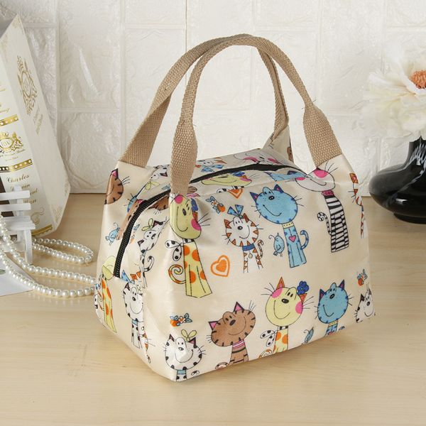 

wholesale oxford bar simple hand bento box bag portable open country dinner insulated diaper bag