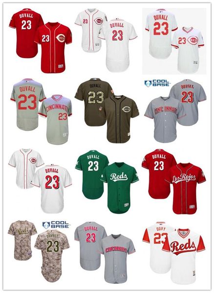 

custom cincinnati cincinnatireds 23 adam duvall baseball jersey reds baseball wear men women youth jerseys, Blue;black