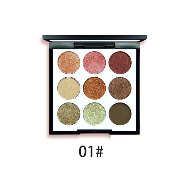 

four-color eyeshadow tray peach makeup earth color wine red wet eye shadow