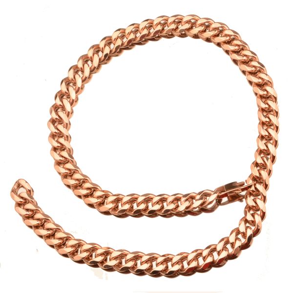 

15mm rose gold xxxtentacion choker collar tail rock rapper cuban link chain necklace stainless steel men's jewelry 18-40, Silver