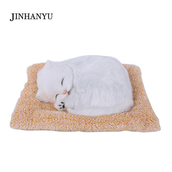 

jinhanyu sleeping dog car decoration purifying air car ornament activated carbon simulation cat toy doll toy decoration