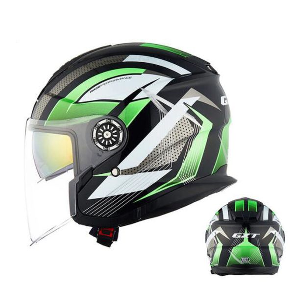 

мотоцикл open face dual lens козырьки moto шлем электрический велосипед шлем лето скутер мотоцикл каско мото