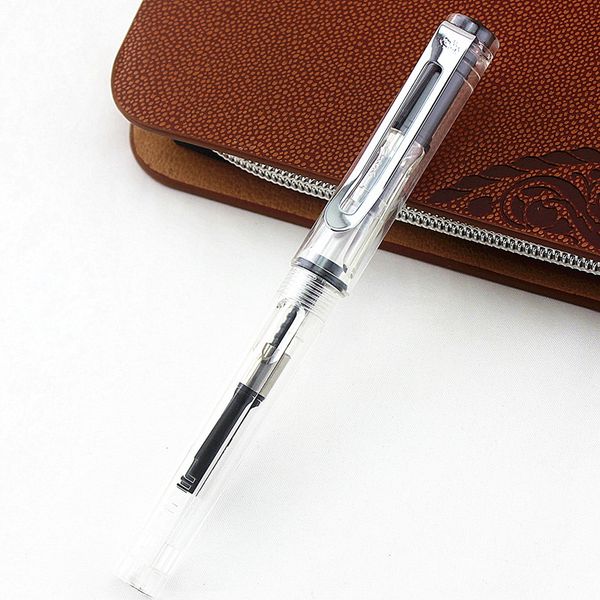 

jinhao 599 iridium fountain pen transparent fountain pen practical writing tool school office supplies r20