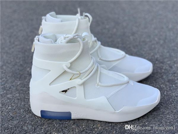 

authentic air fear of god 1 sail black ar4237-100 basketball shoes men fog black light bone frosted spruce orange amarillo yellow