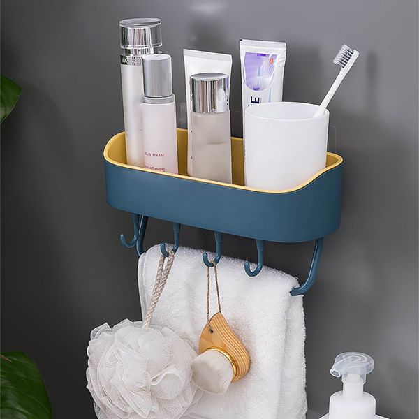 Plastic Bathroom Kitchen Storage Rack Organizer Shower Shelf