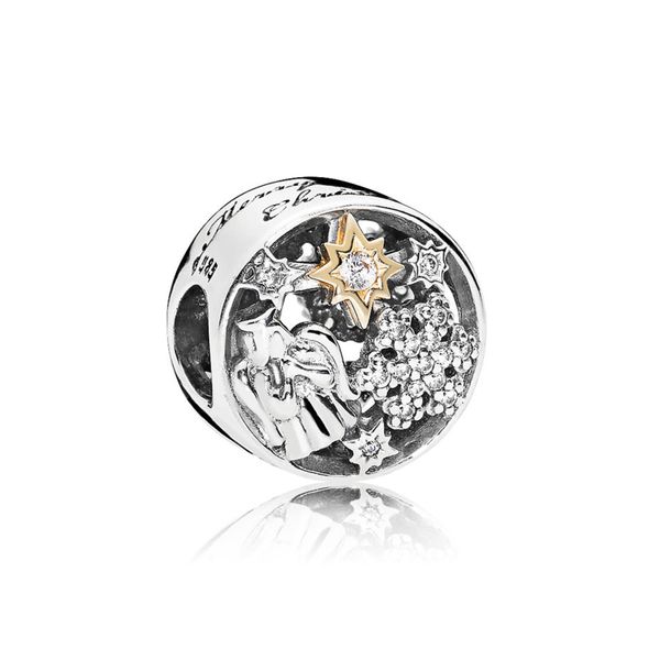 

новый 100% стерлингового серебра 925 1: 1 аутентичные 796363cz благотворительные чудеса браслет оригинальные женщины подарок ювелирных издел, Black