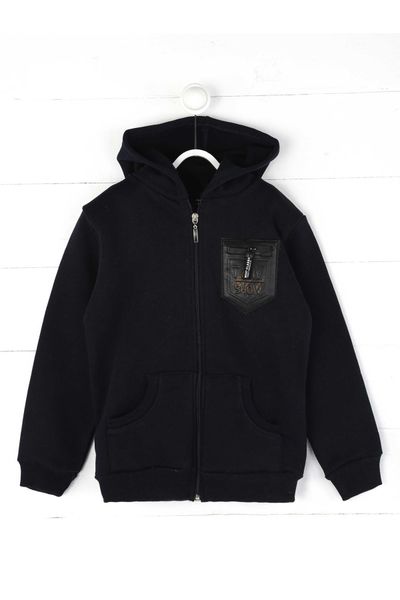 

dark dark blue winter male child sweatshirt, Black