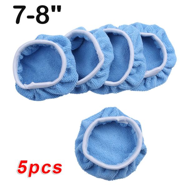 

5pcs/set car polishing bonnet buffing pad cover microfiber cleaning tool accessory for polisher machine car wash accessories