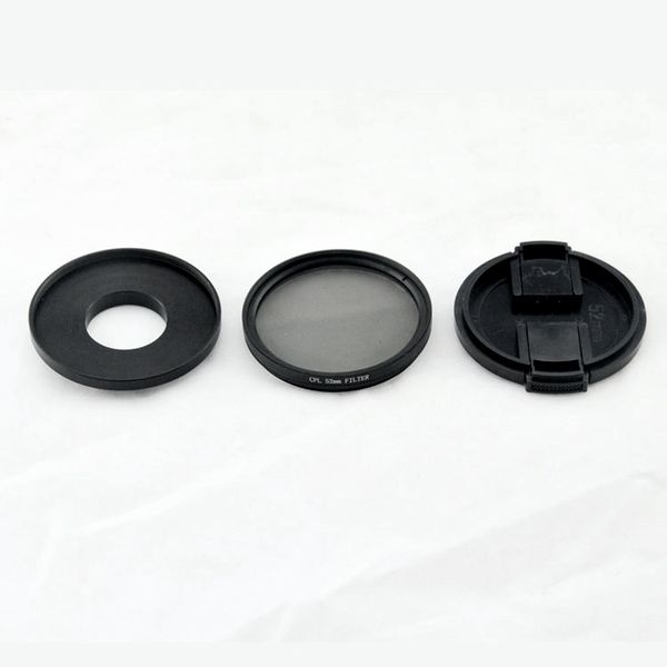 

52mm cpl filter circular polarizer filter uv lens + cap protector for xiaomi