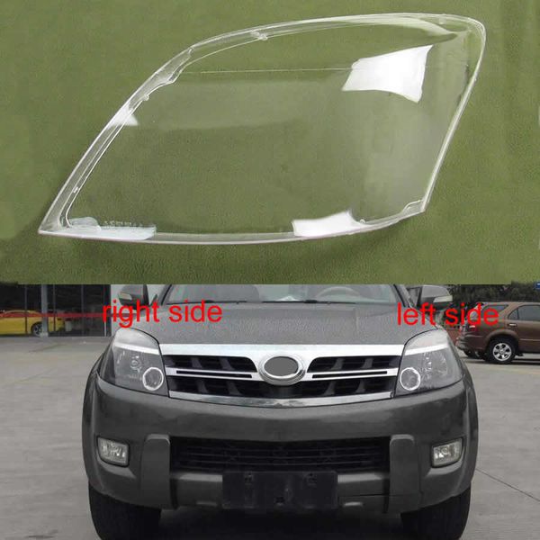 

front headlight lamp shade headlight transparent cover lampshade headlamp glass for great wall hover haval h3 2005-2013 2pcs