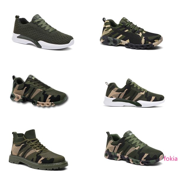 

ale 2020 no-brand designer shoes men women running shoes camouflage army green outdoor trainer siez 36-44 style 301
