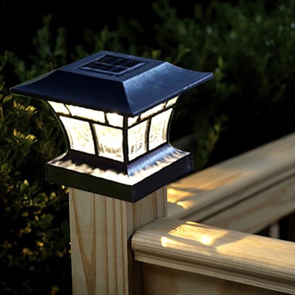 

Home outdoor olar warm column head light plug light dual purpo e land cape garden light