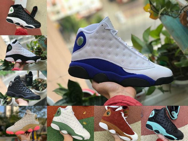 

new mens basketball shoes 13s flint 13 island green black cat bred court purple hyper royal chicago he got game men athletic sports sneakers
