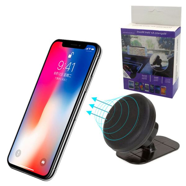 

Car Mount Phone Holder Air Vent Magnetic Universal Car Mounts Cell Phone Holder One Step Mounting Reinforced Magnet Easier Safer Driving New