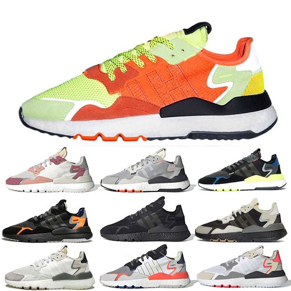 

colors nite jogger shoes road safety white trace pink triple black jet set london new york paris sns exclusive women mens sneakers, White;red