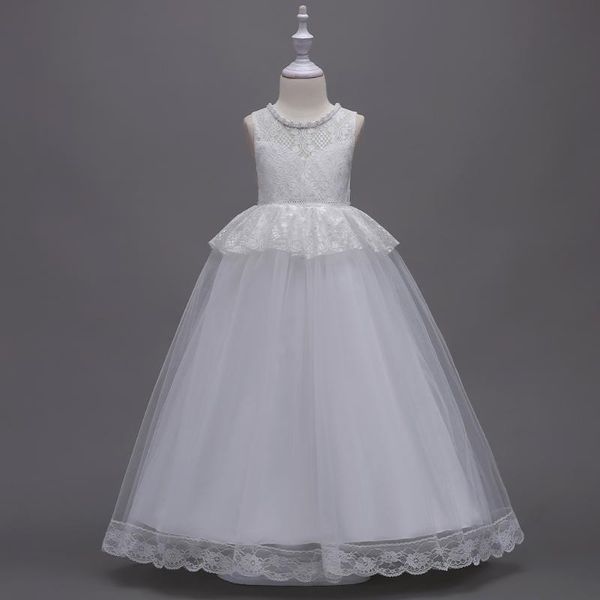 

lace princess рукавов танк платье 2020 девочек, Red;yellow