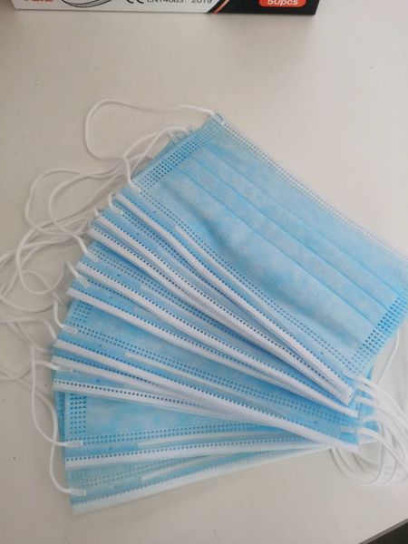 

disposable masks anti-spray blue disposable masks ear-hanging disposable masks safe and convenient 50 pieces