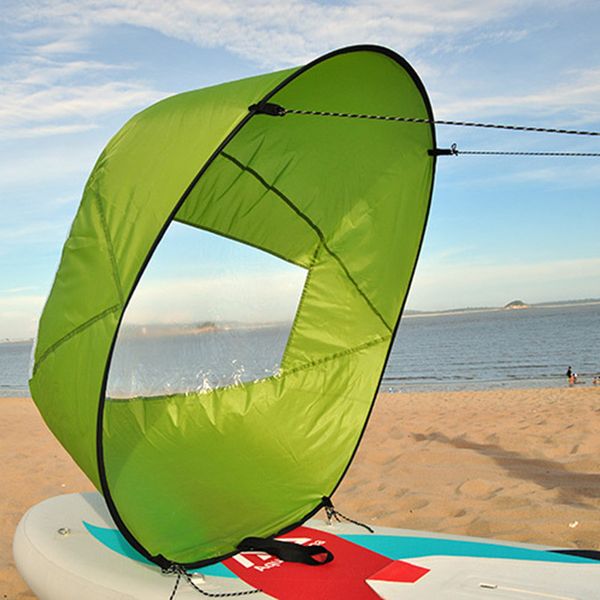 

rowing boat downwind kit portable kayak foldable pvc paddle sailing kit clear window wing canoe wind paddle board accessory 0.2