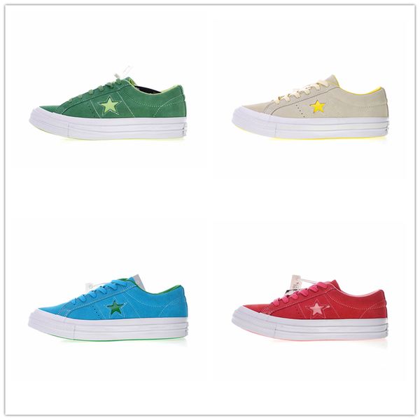 

Brand Convase The Creator x One Star Ox Pinstripe Fleur Men Women Fashion Designer Sneakers Casual Shoes Sport Shoes With Box