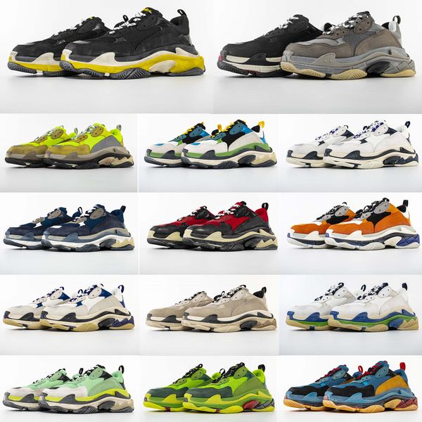 

new 2019 dad shoes paris 17fw triple-s sneakers men/women running shoes sports shoes szie 36-45
