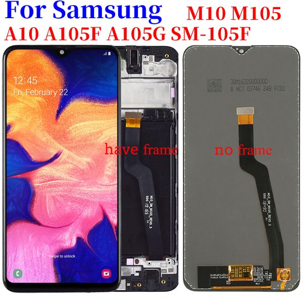 

6.2inch lcd for samsung a10 a105 a105f a105g sm-a105f m10 m105 m105f lcd display touch screen digitizer replacement