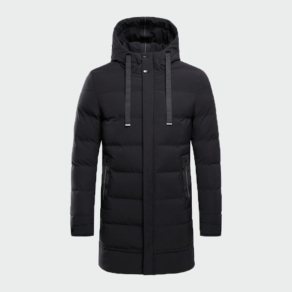 

2019 new winter fashion jacket men x-long winter warm jackets young men's cotton coats thickened hoodied warm parkas 4xl ml275, Tan;black