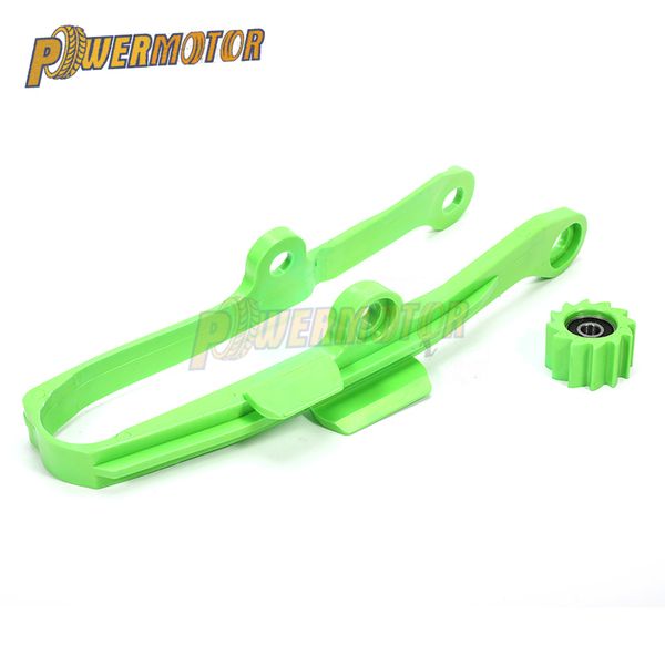 

green chain slider guide swingarm roller for kxf250 kxf450 kx250f kx450f kxf 250 450 motorcycle 2009-2016 motocoss