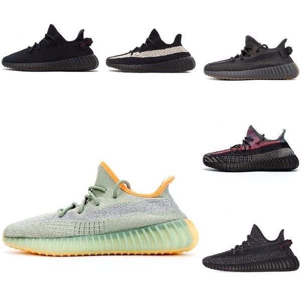 

kanye west static running shoes new israfil cinder desert sage earth tail light zebra womens mens trainers sneakers size 13 luxky j#006550