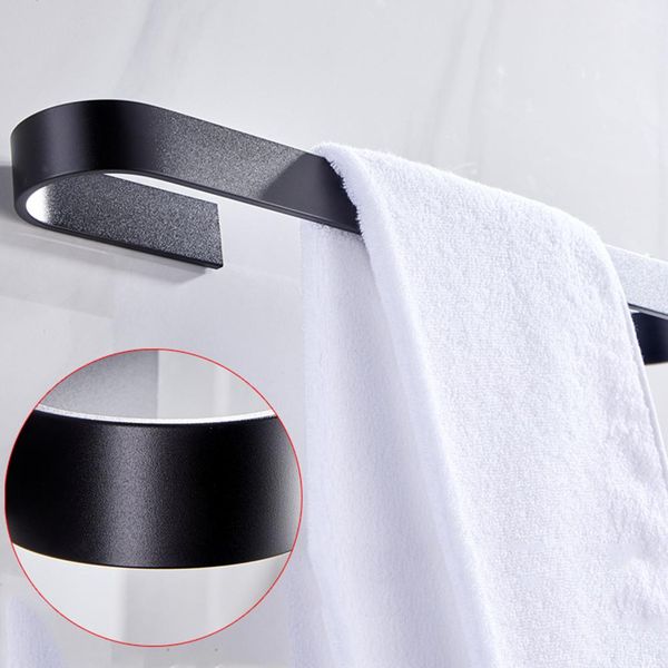 

smooth arc bathroom tower shelf non-drilling bath towel holder hanging storage rack for home bathroom