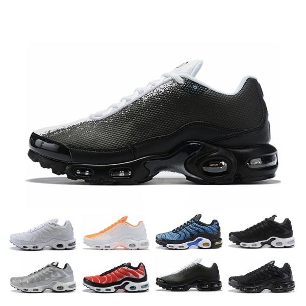 

2019 plus se men running shoes volt greedy oreo triple black white silver bullet mens designer trainer sports sneakers size 40-45