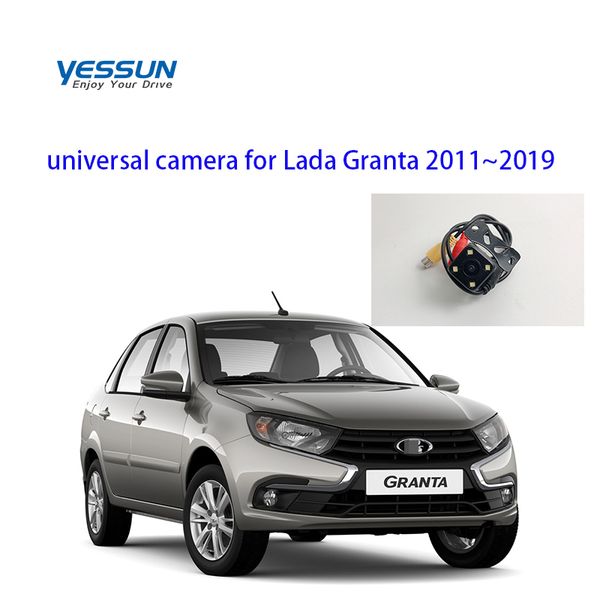 

yessun car rear view camera 4 led night vision reversing auto parking monitor ccd waterproof universal for lada granta 2011~2019