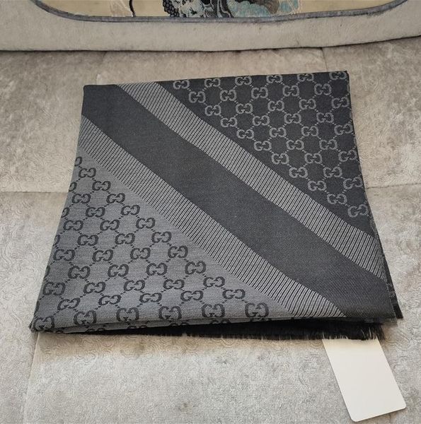 

2019 luxury scarf wool silk pashmina for women brand design warm scarfs fashion women imitate square shawl wrap 140x140cm without box et11a, Blue;gray