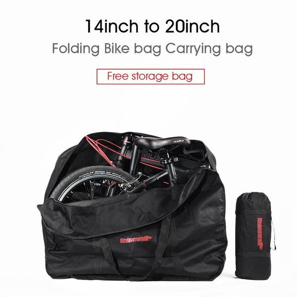 

foldable bicycle transport bag folding bicycle carry packing bag waterproof loading vehicle pouch bike carrier