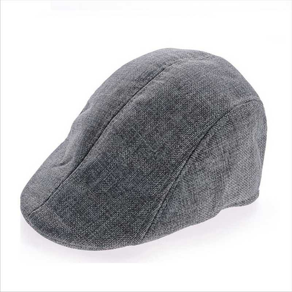 

new cotton men's beret autumn hat men's ivy hat golf driving summer flat ridiculous cap, Blue;gray